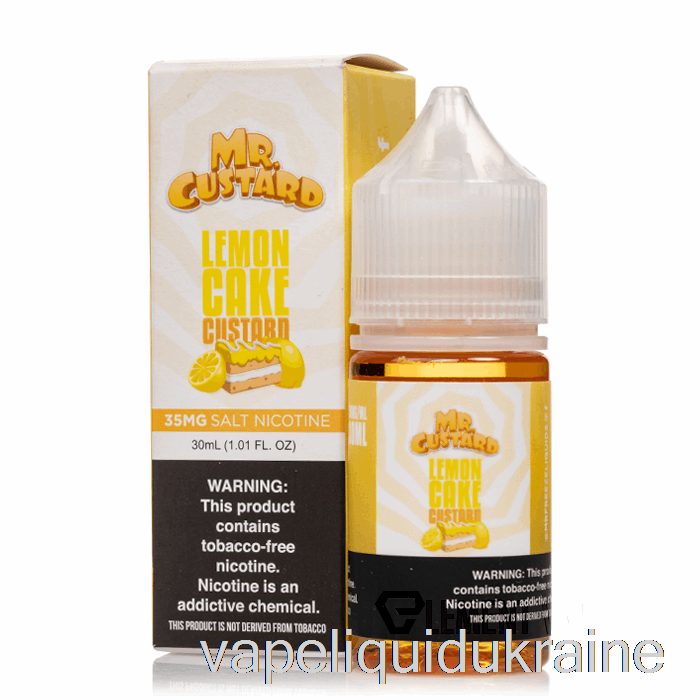 Vape Ukraine Lemoncake Custard - Mr Custard Salts - 30mL 35mg